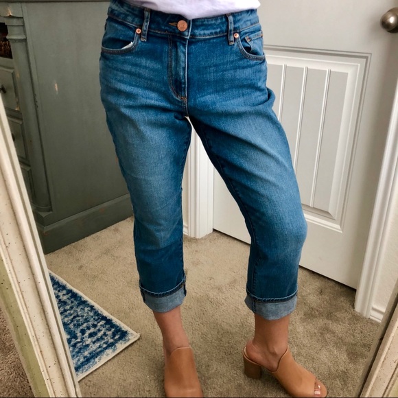 Loft Curvy Kick Crop 